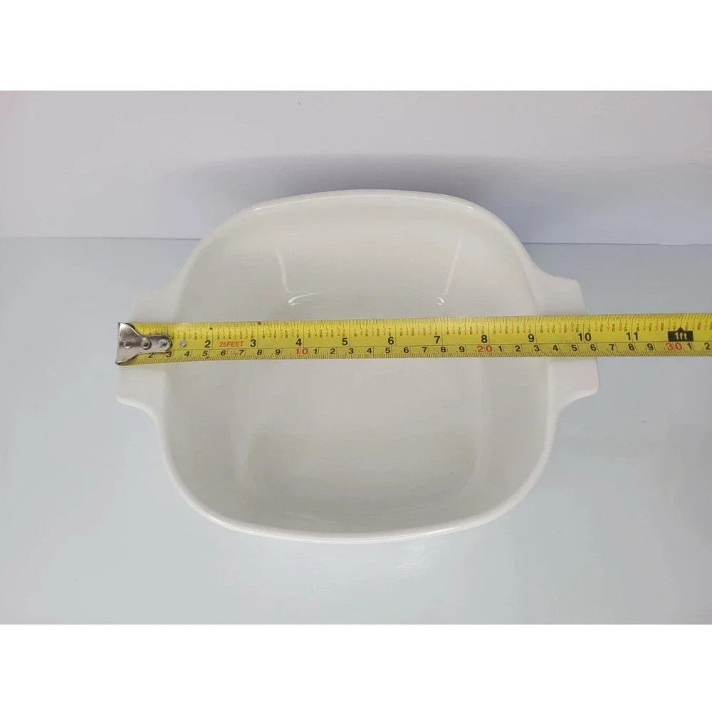 Vintage Corning (A-3-B) 3 Liter Casserole Dish Pastel Bouquet with Lid